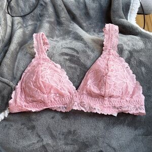 Victoria’s Secret PINK Lace Bralette Bra Light Pink Sz S